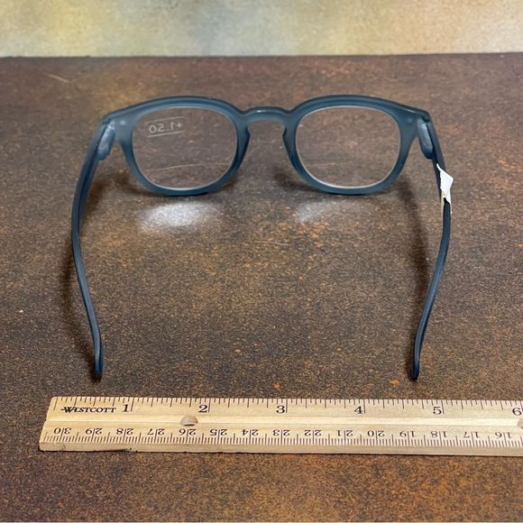 Ann Taylor Factory Designer Blue/Green Primer Women's Reading Glasses +1.50 NWOB - Picture 8 of 12